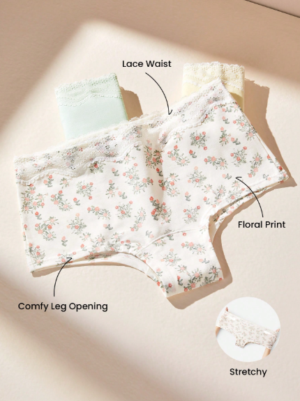 DUMMY - Panti de algodón estilo boyshort M